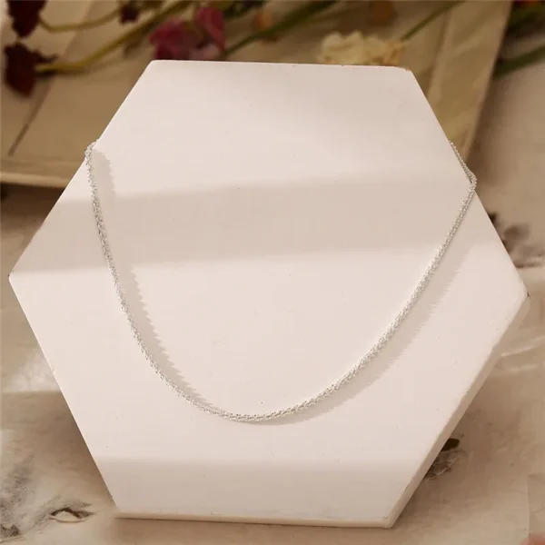 Silberkette für Damen. – Bild 6